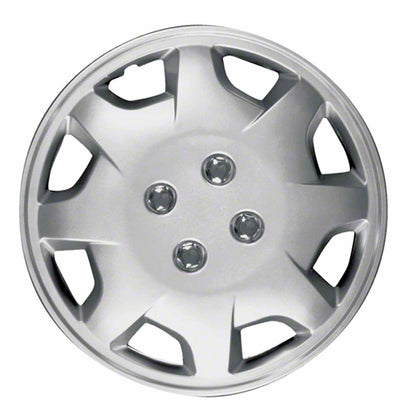 Coast To Coast Wheel Cover 15 Inch 8 Spoke Silver Set Of 4
