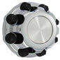 Coast To Coast Wheel Center Cap Chrome Alum Set Of 4 Bolt-On