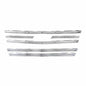 Coast To Coast Grille Insert Horizontal Bar 5 Pc Bumper Grille Chrome