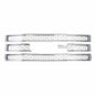 Coast To Coast Grille Insert Overlay 1 Piece Emblem Cutout Chrome ABS