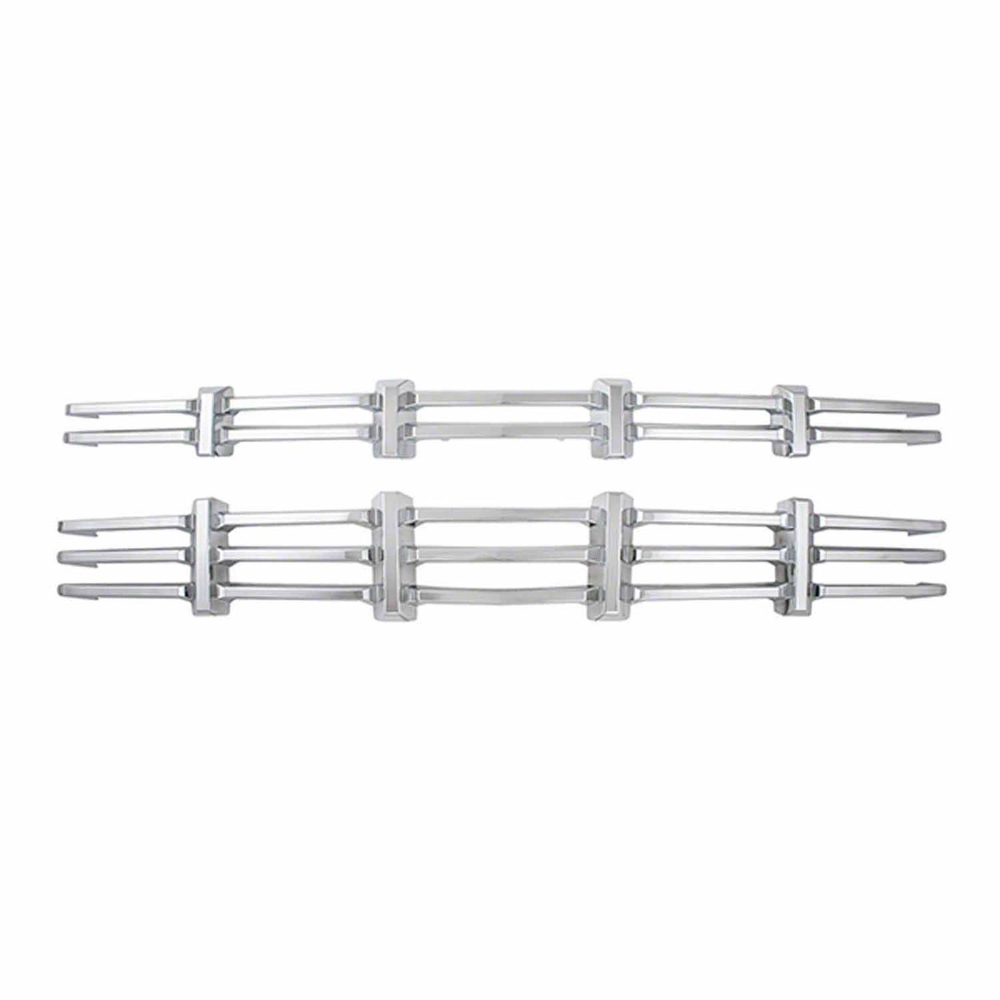 Coast To Coast Grille Insert Overlay 2 Piece Chrome Plated ABS