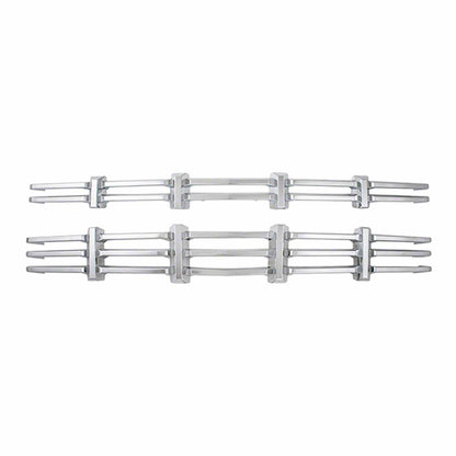 Coast To Coast Grille Insert Overlay 2 Piece Chrome Plated ABS