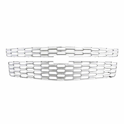 Coast To Coast Grille Insert Overlay 2 Piece Chrome Plated ABS