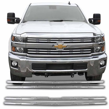 Coast To Coast Grille Insert Overlay 4 Piece Chrome Plated ABS