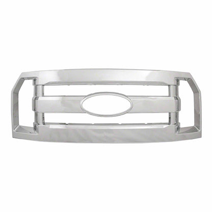 Coast To Coast Grille Insert Overlay 1 Piece Emblem Cutout Chrome ABS
