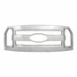 Coast To Coast Grille Insert Overlay 1 Piece Emblem Cutout Chrome ABS