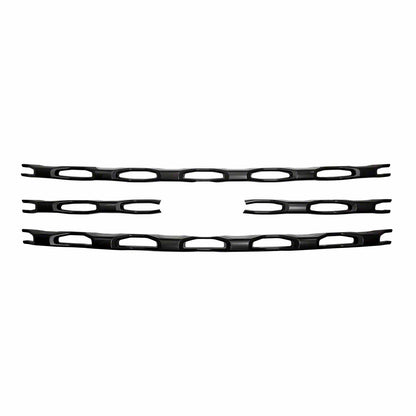 Coast To Coast Grille Insert Overlay Wide Oval 4 Pc Black ABS