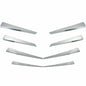 Coast To Coast Grille Insert Overlay Horizontal Bar 8 Pc Chrome ABS