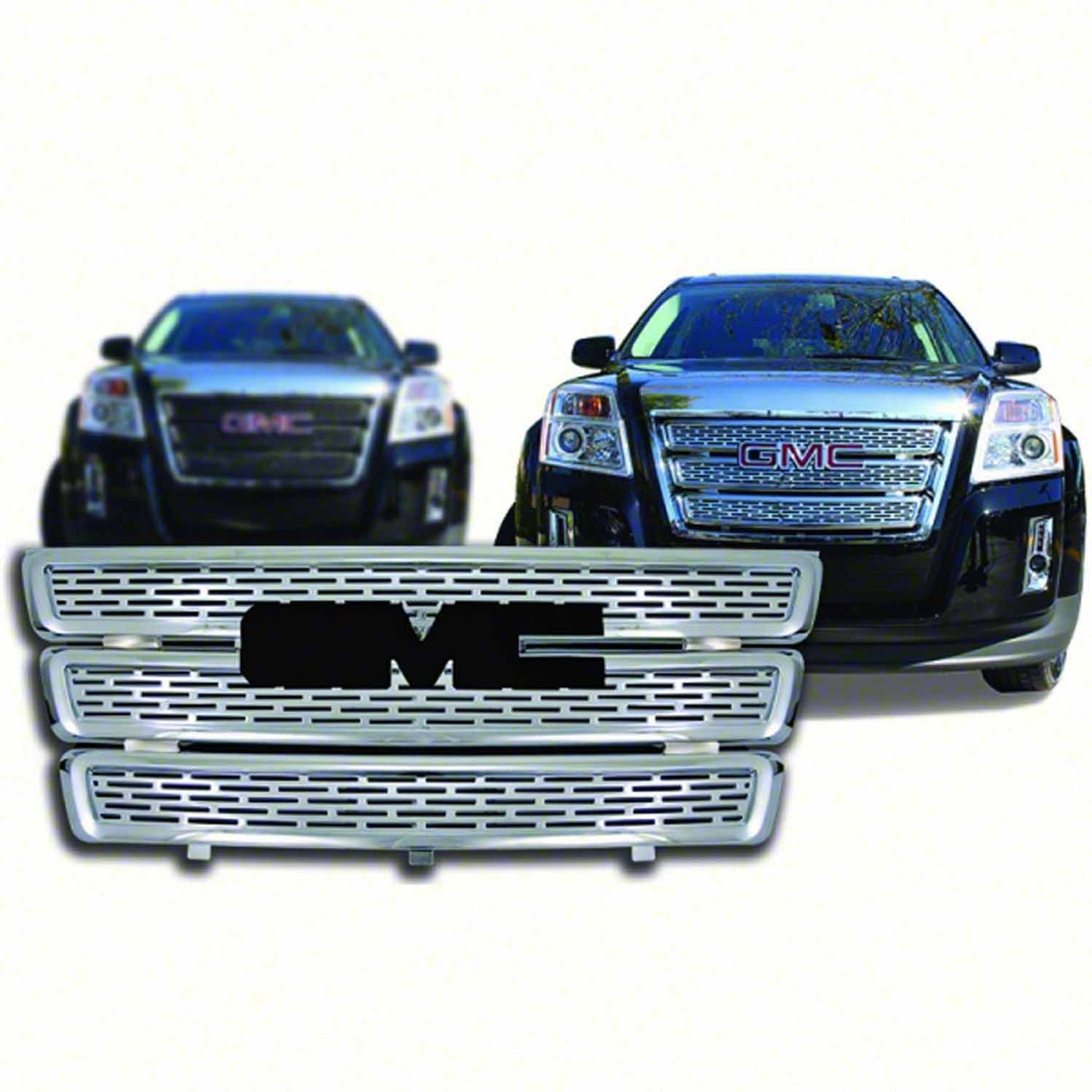 Coast To Coast Grille Insert Overlay Mesh Style 1 Piece Chrome ABS