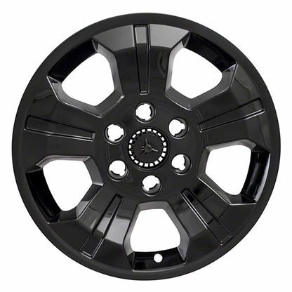Coast To Coast Wheel Cover 18 Inch 5 Spoke Black Set Of 4