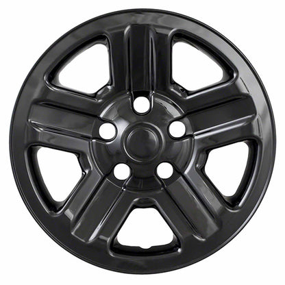 Coast To Coast Wheel Cover 16 Inch 5 Spoke Gloss Black Set Of 4