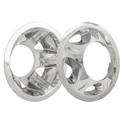 Coast To Coast Wheel Simulator Fits 17 Inch Wheels Chrome ABS Set Of 4