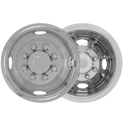 Coast To Coast Wheel Simulator 16 Inch Stainles 8 Lug 4 Hand Hole Set 4