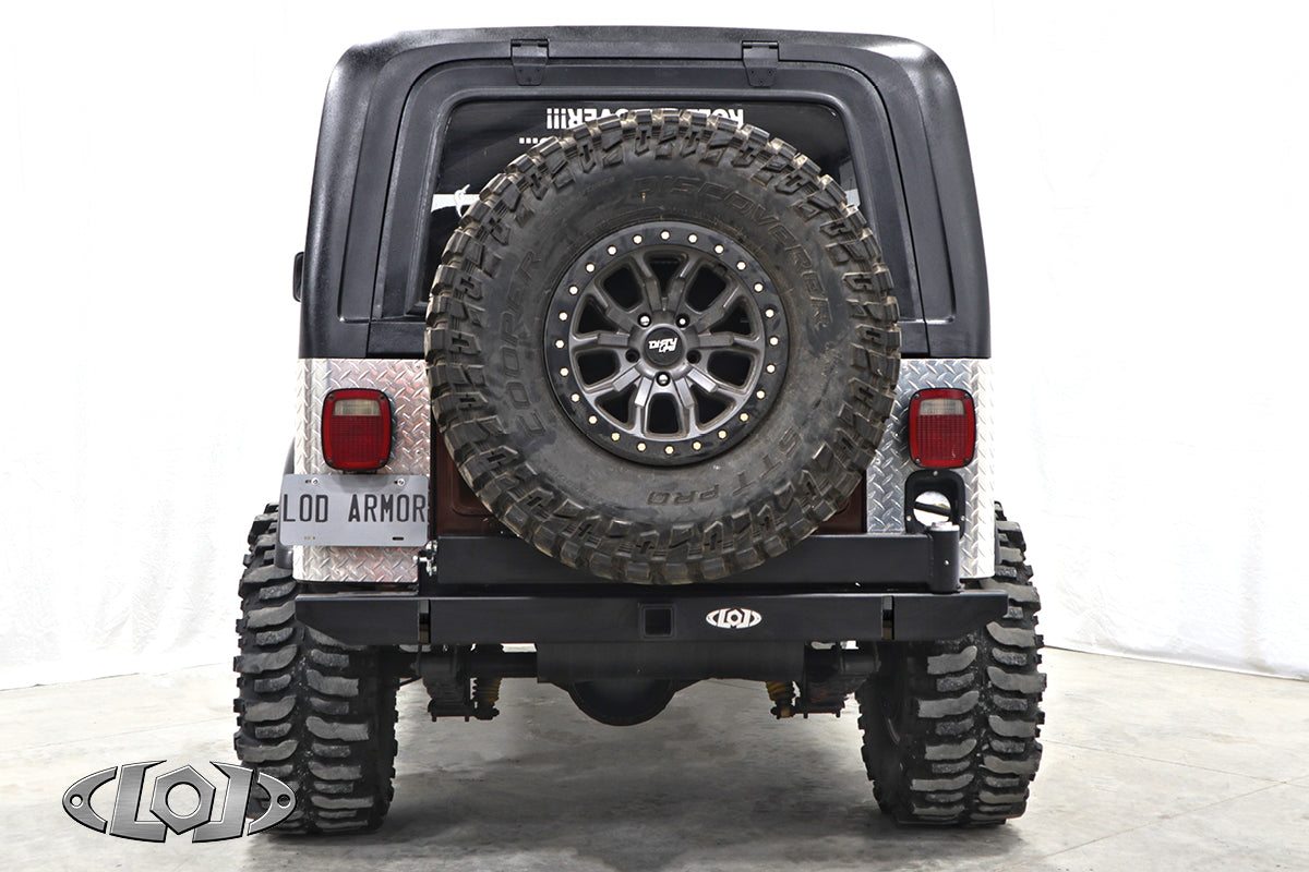 CJ Destroyer Expedition Series Rear Bumper W/ Tire Carrier