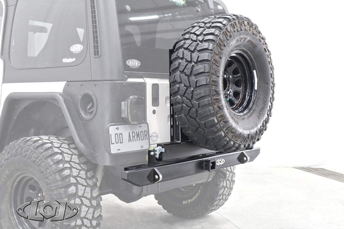 TJ/LJ/YJ Destroyer Expedition Series Rear Bumper W/ Tire Carrier