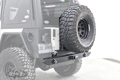 TJ/LJ/YJ Destroyer Expedition Series Rear Bumper W/ Tire Carrier