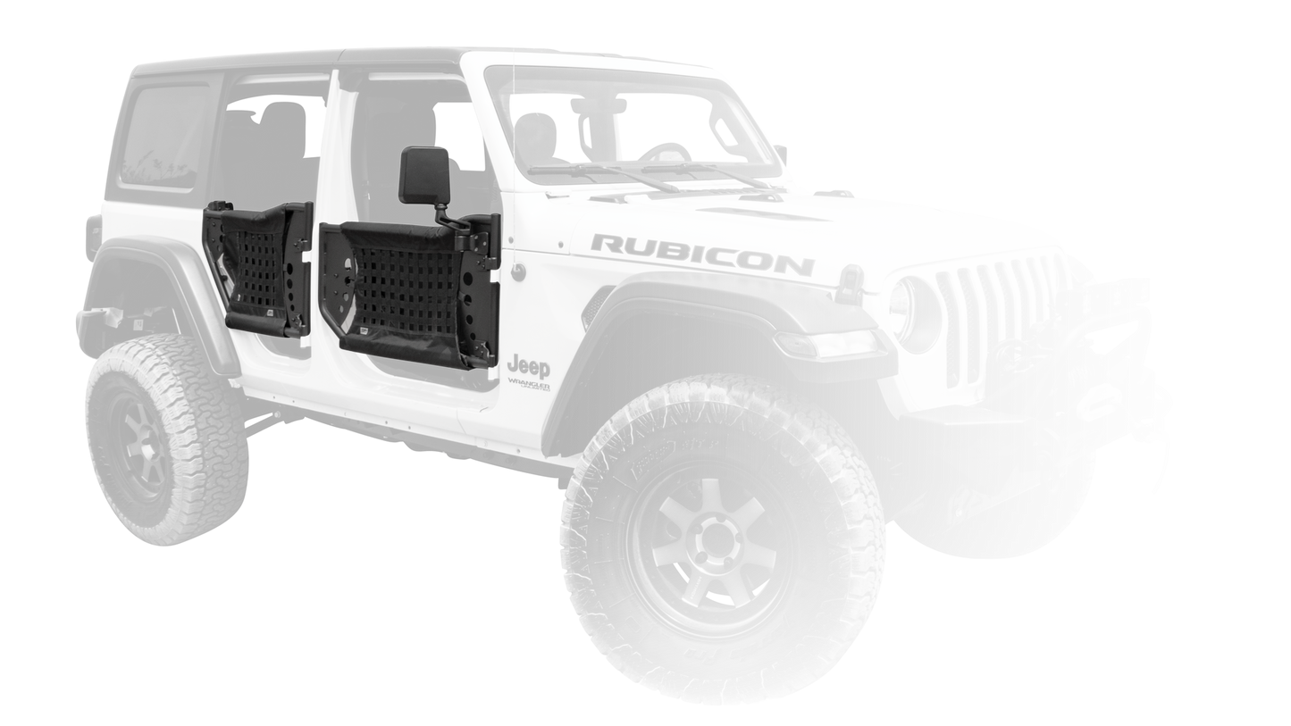 Body Armor 4X4 Traildoors Rear - JL-6150