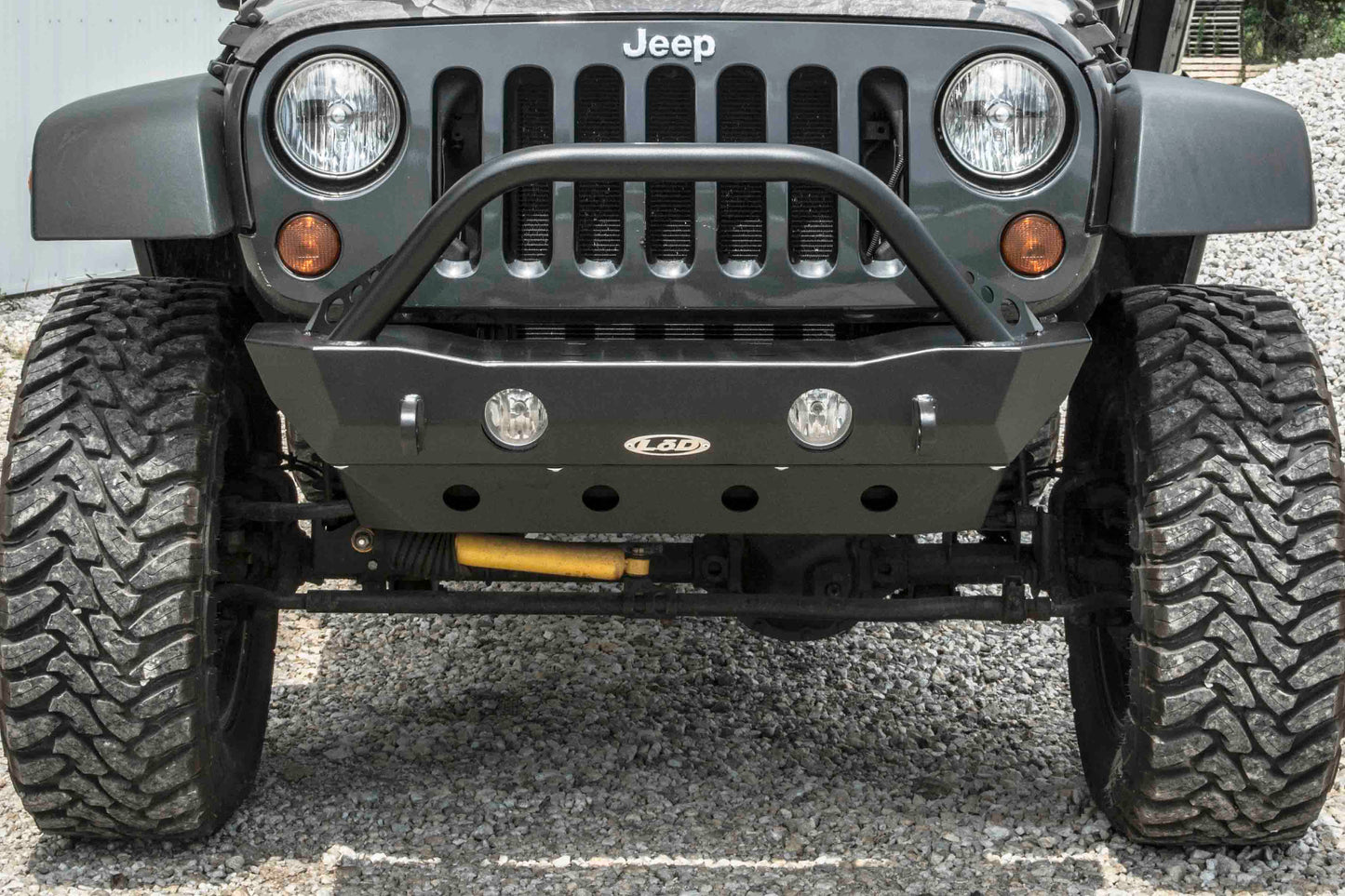 JK Destroyer Shorty Front Bumper W/ Bull Bar