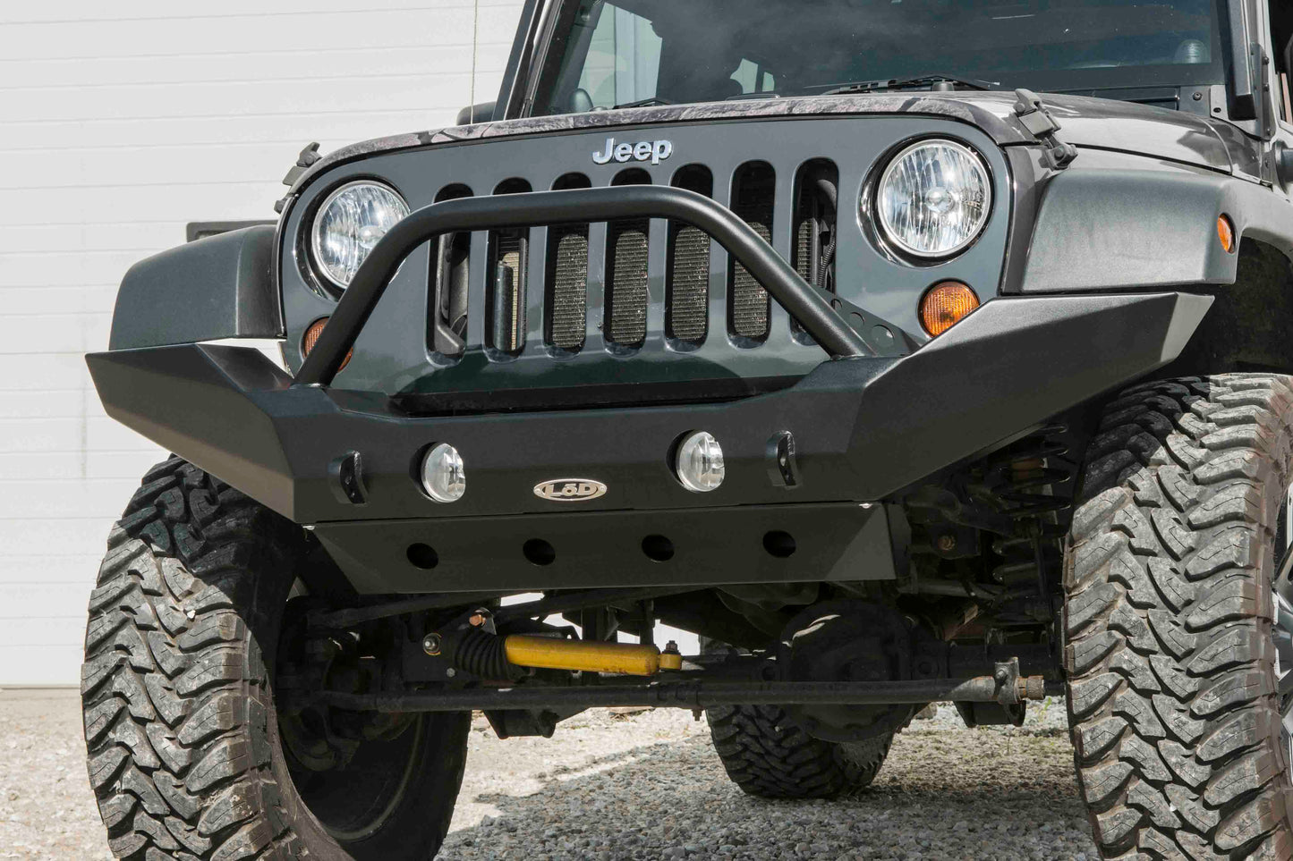 JK Destroyer Full-Width Front Bumper W/ Bull Bar