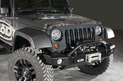 JK Signature Series Mid Width Front Bumper W/ Bull Bar