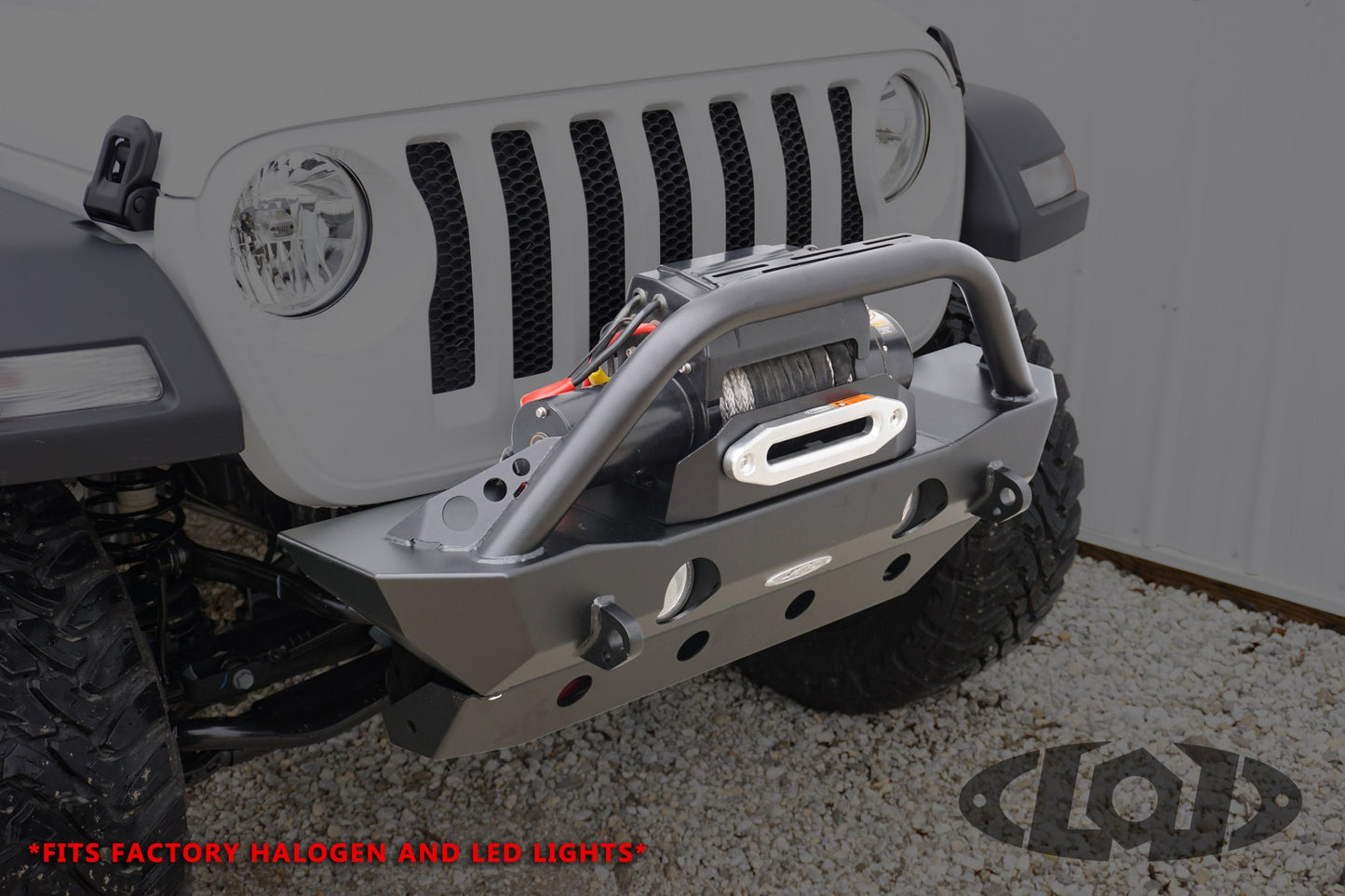 JL/JT Destroyer Shorty Front Bumper W/ Bull Bar
