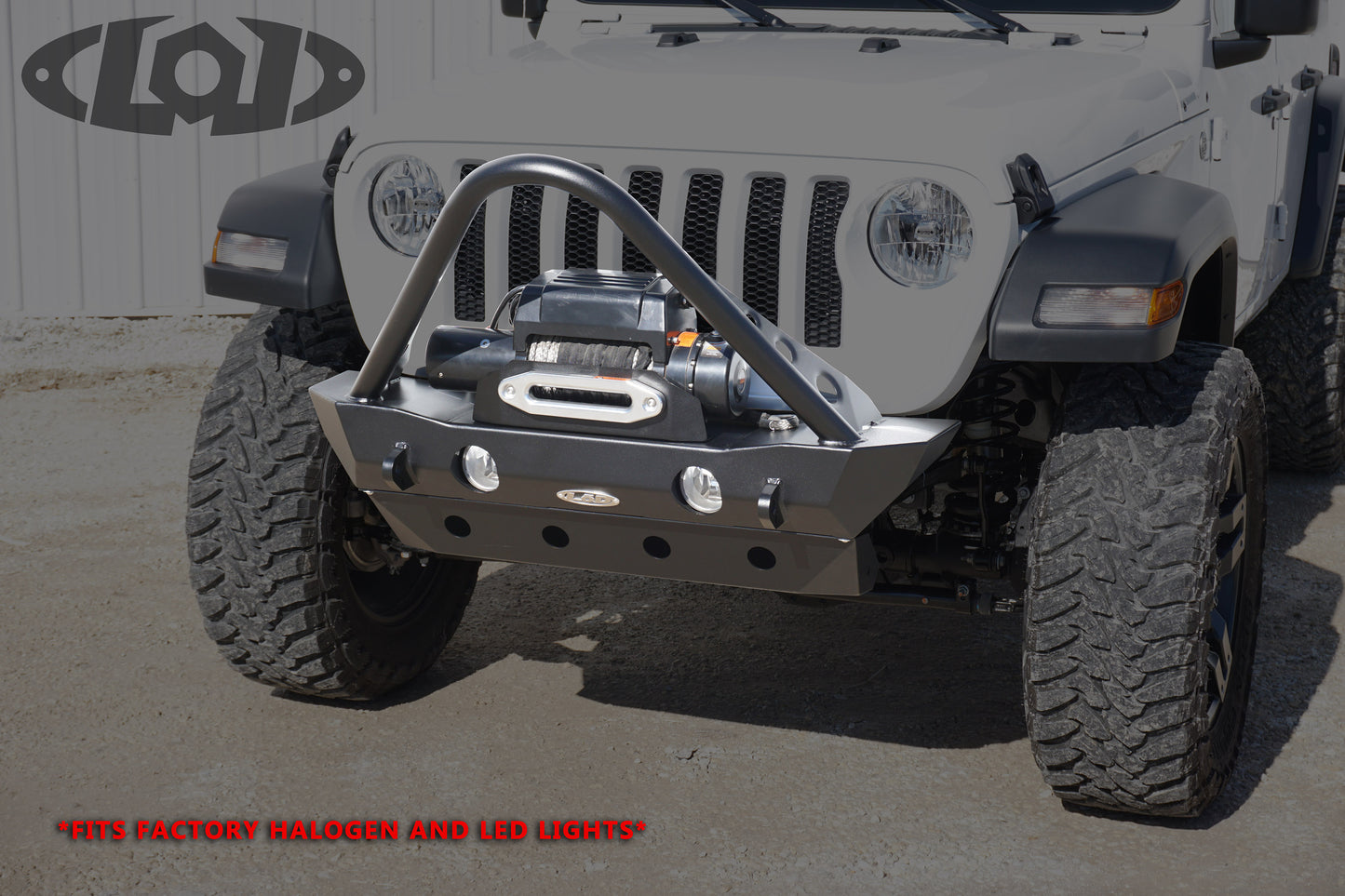 JL/JT Destroyer Shorty Front Bumper W/ Stinger Guard