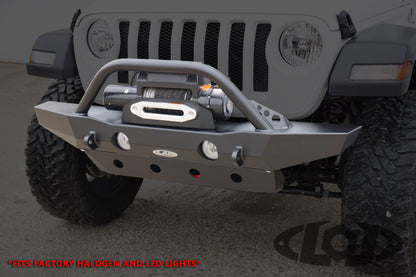 JL/JT Destroyer Mid-Width Front Bumper W/ Bull Bar