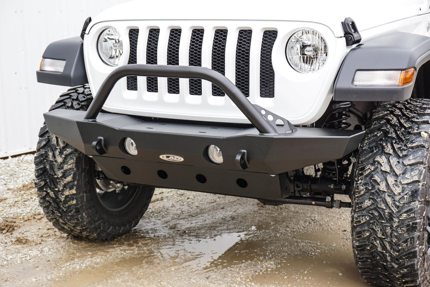JL/JT Destroyer Mid-Width Front Bumper W/ Bull Bar