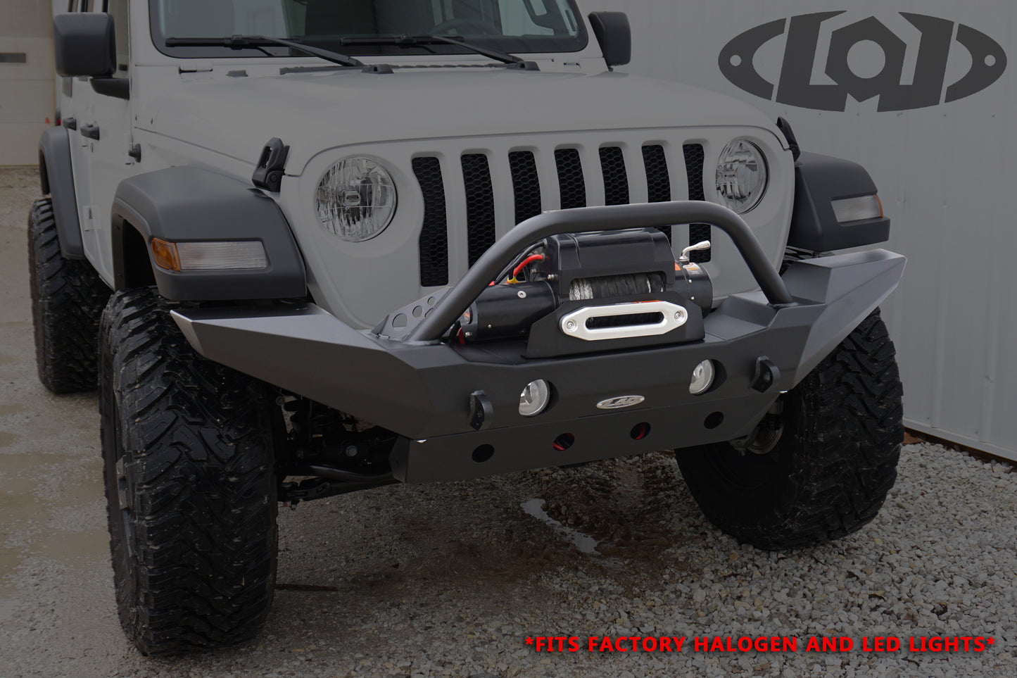 JL/JT Destroyer Full-Width Front Bumper W/ Bull Bar