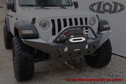 JL/JT Destroyer Full-Width Front Bumper W/ Bull Bar
