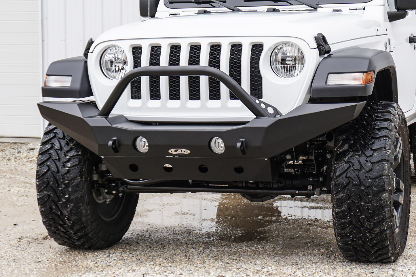JL/JT Destroyer Full-Width Front Bumper W/ Bull Bar
