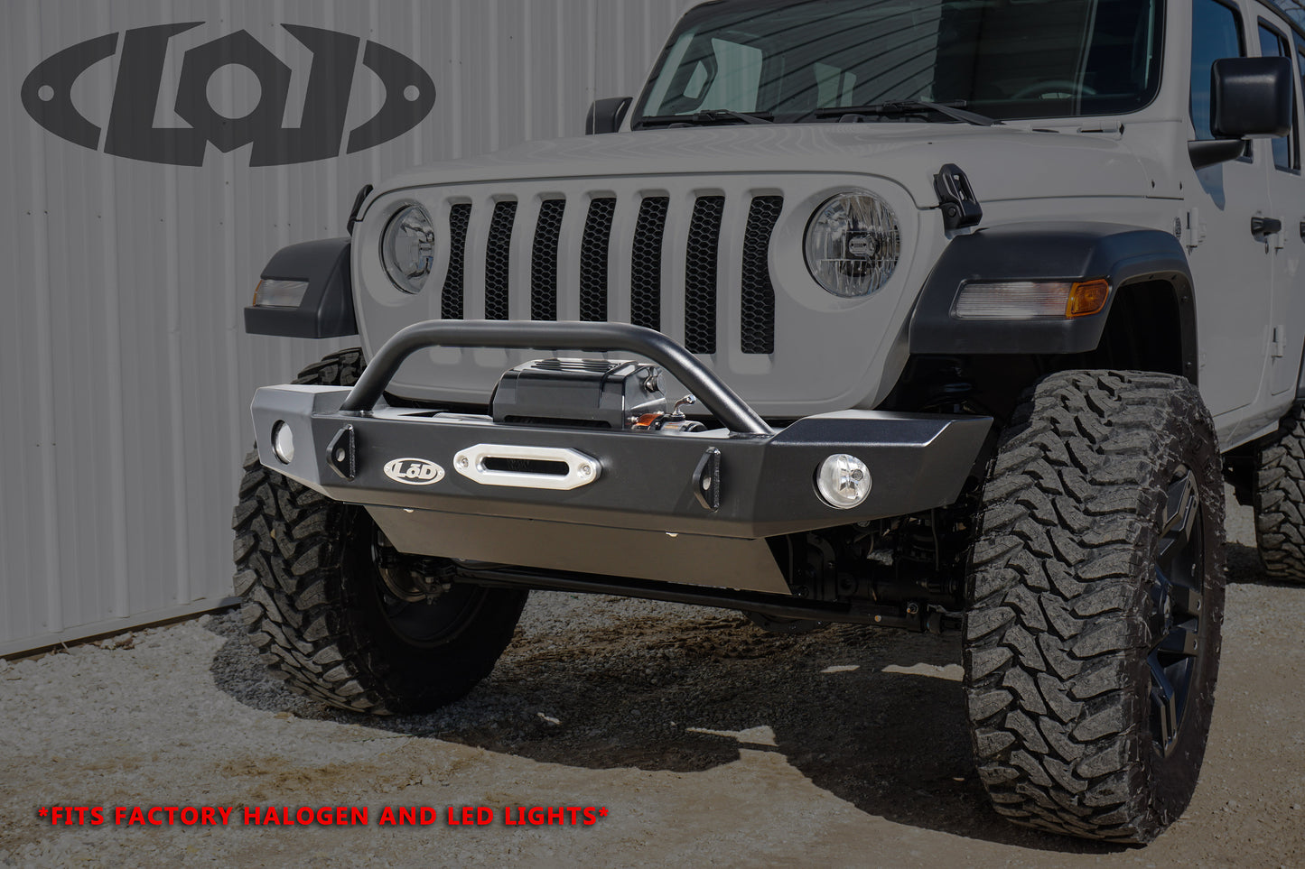 JL/JT Signature Series Mid Width Front Bumper W/ Bull Bar