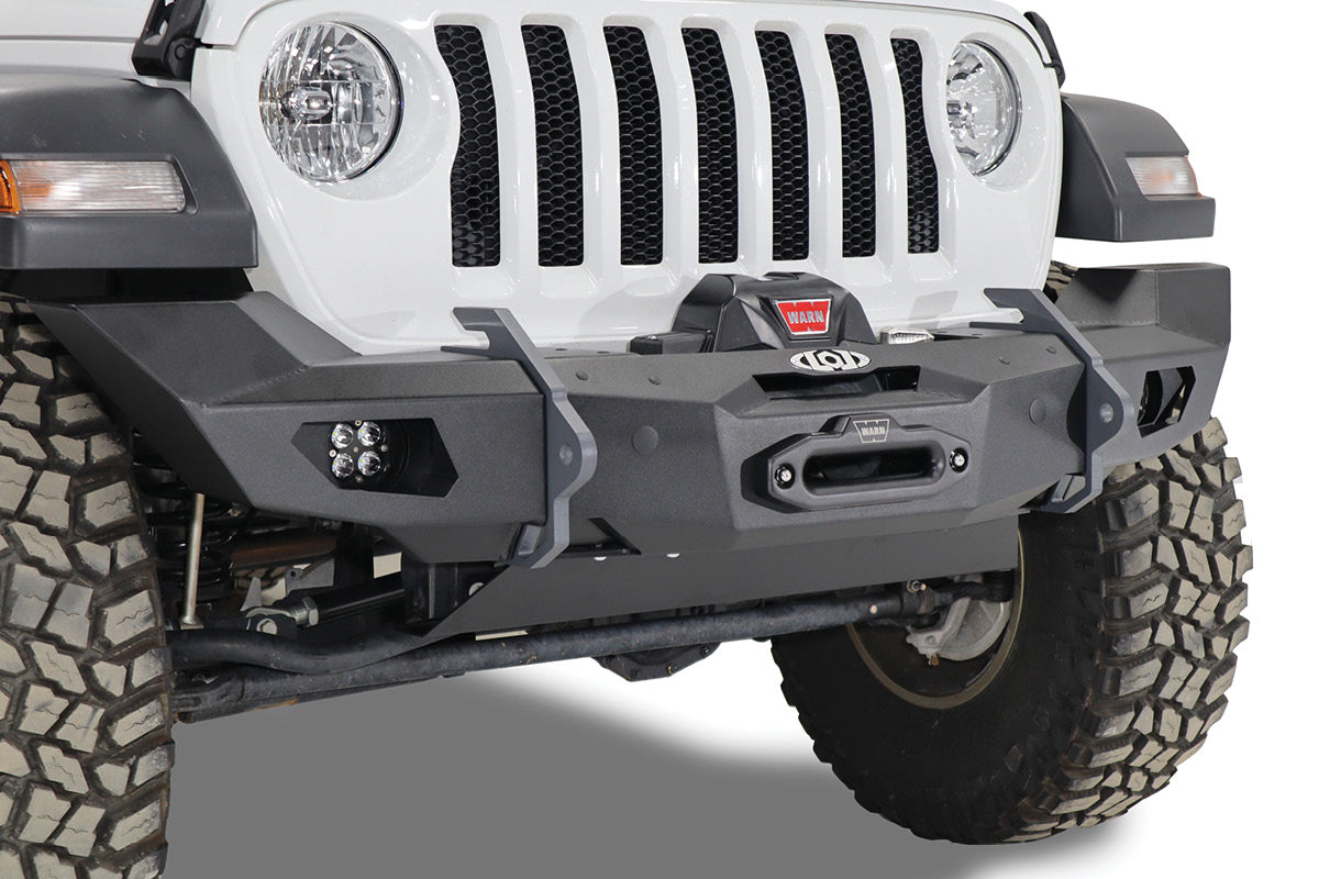 JK/JL/JT Black Ops Base Front Bumper (Full Wings ONLY)