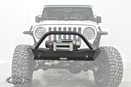 TJ/LJ/YJ Destroyer Shorty Front Bumper W/ Bull Bar