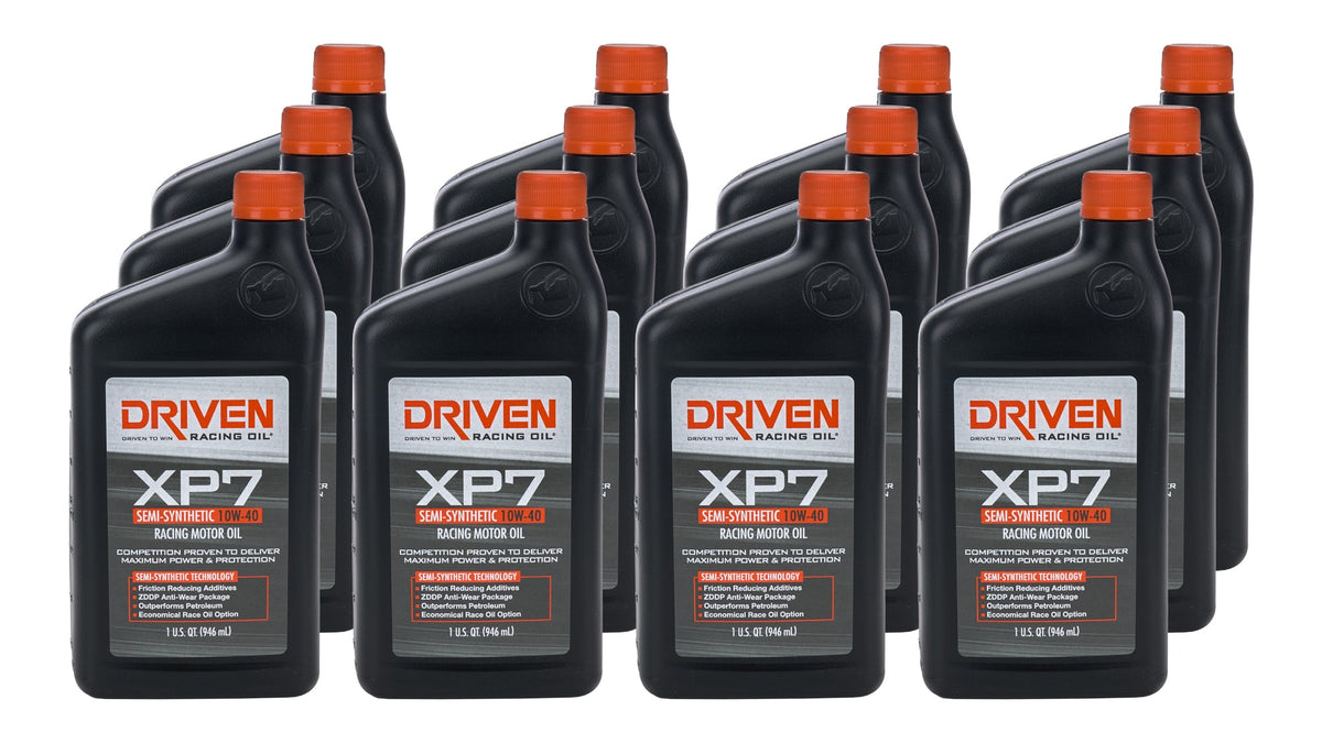 XP7 10w40 Semi-Synthetic Oil Case 12 x 1 Quart - 0170612