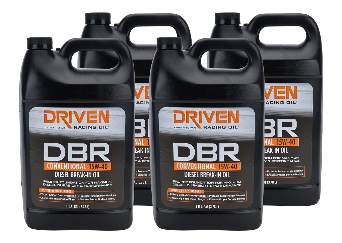 DBR 15w40 Diesel Break- In Oil Case 4 x 1 Gallon - 053084