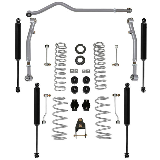 Rubicon Express 3.5" / 4.5" Standard Kit With 2.5 Piggyback Reservoir Shocks