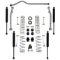 Rubicon Express 3.5" / 4.5" Standard Kit With 2.5 Piggyback Reservoir Shocks