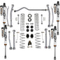 Rubicon Express 3.5" / 4.5 " Super-Flex Kit With 2.5 Piggyback Reservoir Shocks
