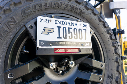 JL Destroyer Spare Tire License Plate Relocation Kit