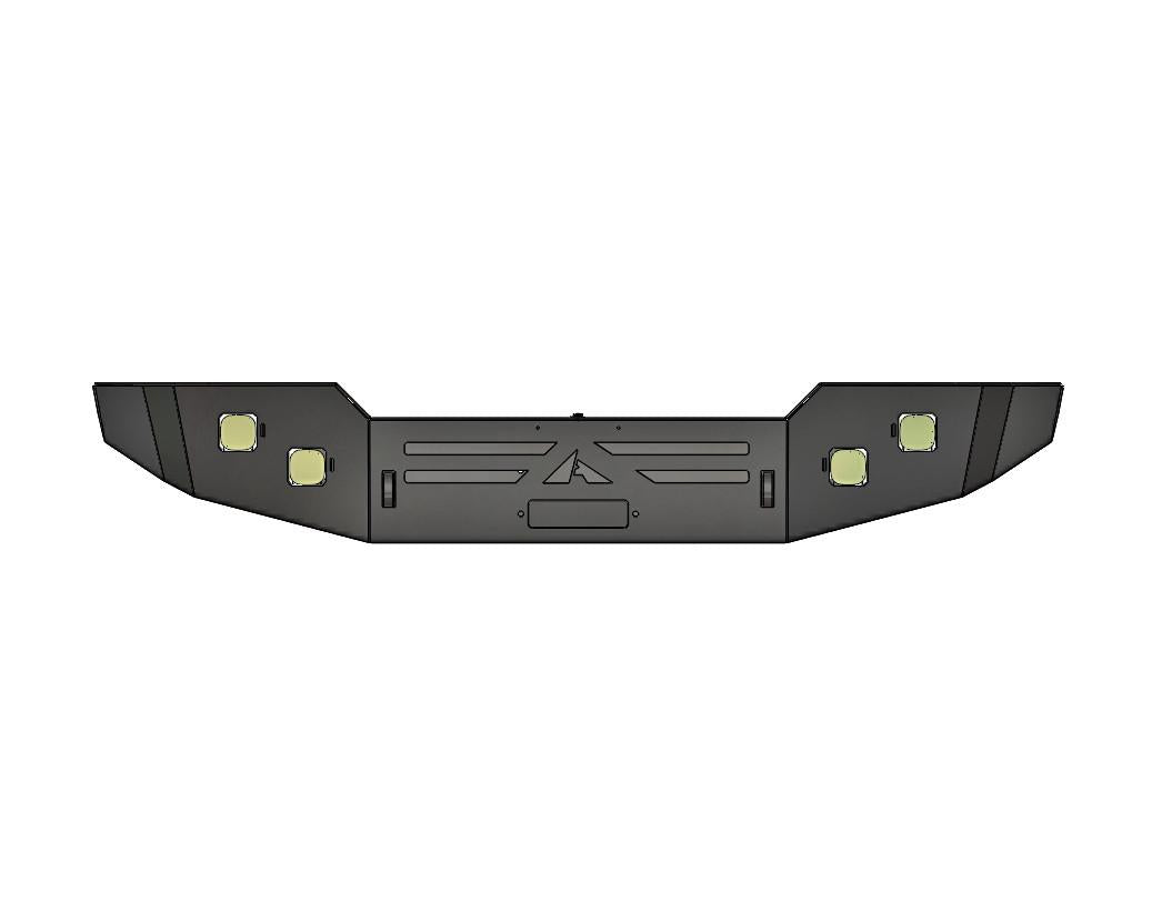 Front Bumper - 1992-07 Ford E-Series (Configuration: With Brush Guards)