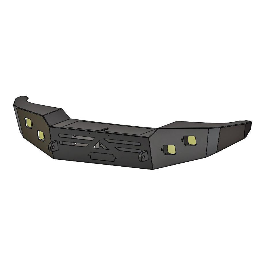 Front Bumper - 1992-07 Ford E-Series (Configuration: With Brush Guards)