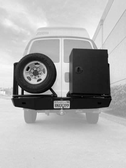 Rear Bumper - 2003-2025 Chevy Express (Configuration: Without Swing Arms)