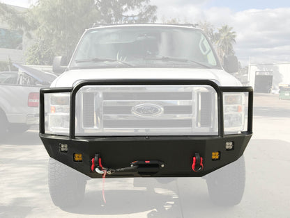 Front Bumper - 2008-14 Ford E-Series (Configuration: With Brush Guards)