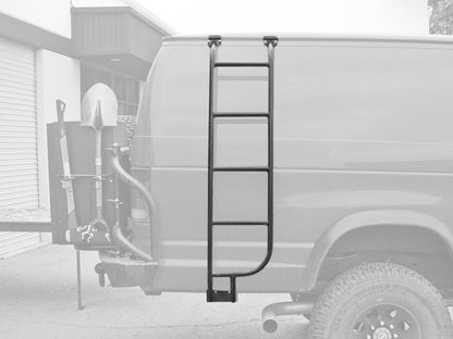 Side Ladder - 1992-14 Ford E-Series (Position: Driver Side  Mid Mount)