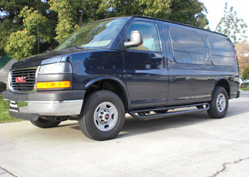 Nerf Bars - 2003-2025 Chevy Express (Wheelbase: 133")