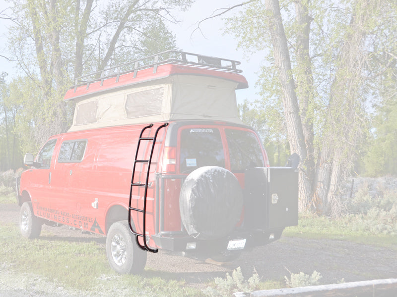 Side Ladder - 2003-2025 Chevy Express (Position: Driver Side  Rear Mount)