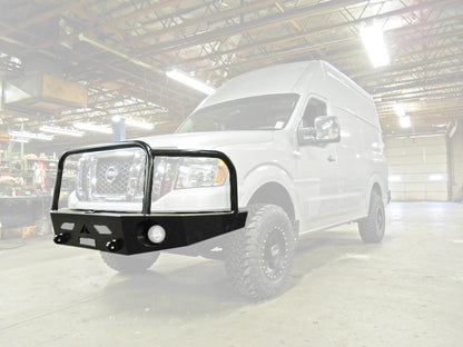 Front Bumper - 2012-23 Nissan NV (Configuration: With Brush Guards)