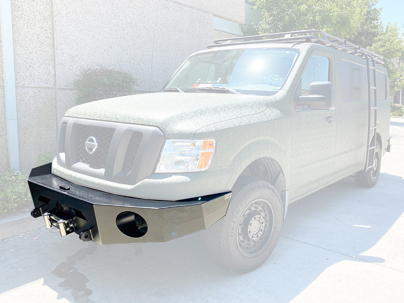 Front Bumper - 2012-23 Nissan NV (Configuration: Without Brush Guards)