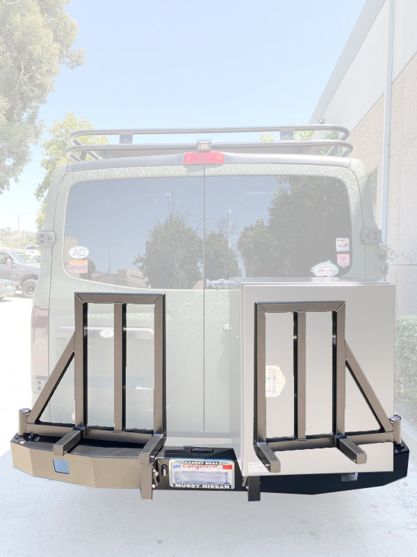Rear Bumper - 2012-23 Nissan NV (Configuration: With Swing Arms)